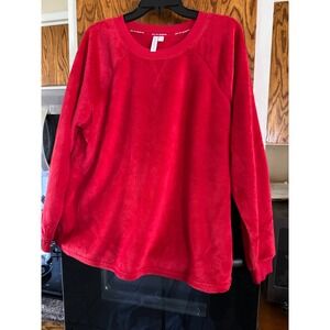 Sleep top ladies size XL red